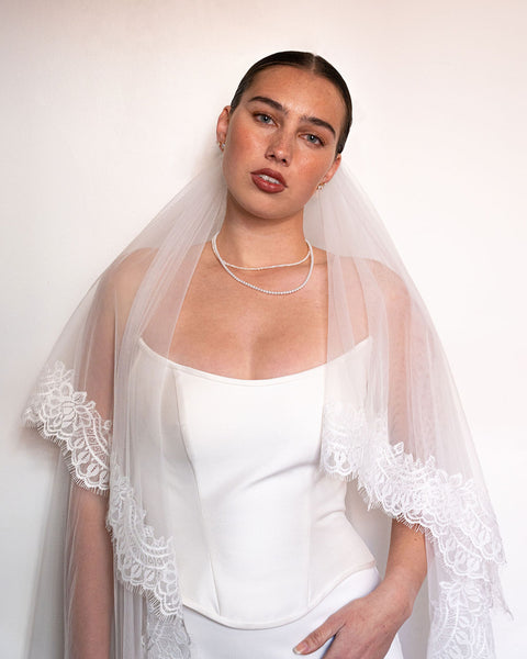 Lace Tulle Veil – Clem